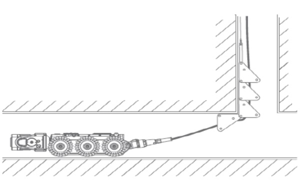 ROVVER爬行器的應(yīng)用示意圖 ROVVER爬行器的應(yīng)用示意圖